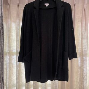 J. Crew Women's Black Cardigan Sweater
